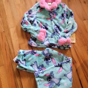 Disney Stitch Pajama Set - Pink and Blue